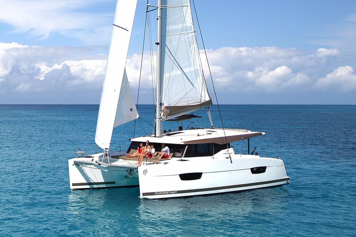 Mariah sailing on the Gulf near Marco Island